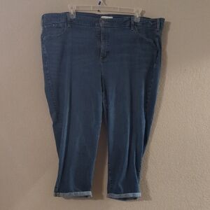 Lane Bryant Cropped Girlfriend Jeans